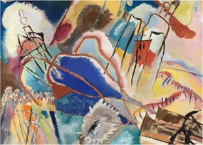 Obraz na szkle -  Vasily Kandinsky, Improvisation No. 30 (Cannons), reprodukcje (70x50 cm)