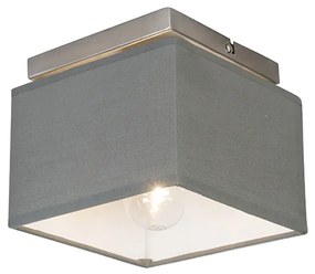 Nowoczesna lampa sufitowa szara - VT 1 Nowoczesny Oswietlenie wewnetrzne