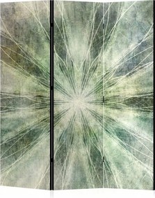 Parawan pokojowy 3-częściowy 135x172 Dwustronny dekoracyjny boho artystyczny Szary Zielony Dmuchawiec