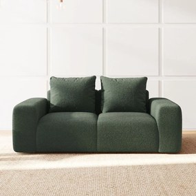 Zielona sofa z materiału bouclé 212 cm Monce – Rodier