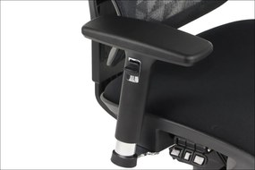 Fotel biurowy ERGONEW S1A czarny tkanina STEMA