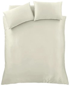 Beżowa satynowa pościel dwuosobowa 230x220 cm Silky Soft – Catherine Lansfield