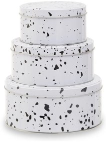 Metalowe pojemniki na żywność 3 szt. na ciasta Speckled – Premier Housewares