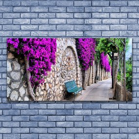 Fotoobraz na płótnie Odpoczynek w Parkowej Alejce