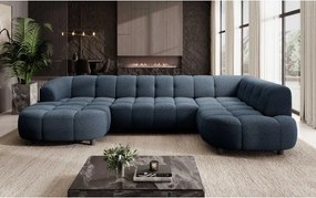 Narożnik VELPA XL Prawostronny z elektryczną regulacją siedziska w tkaninie LOOP 14 WERSAL