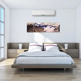 Obraz górskiego jeziora (170x50 cm)