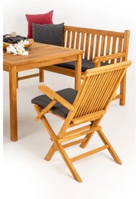 TAMAN RUSSET FSC - rozkładany fotel ogrodowy z drewna tekowego