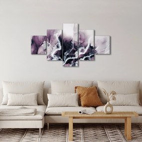 Obraz - Fioletowy marmur N⁰2 (125x70 cm)