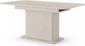 Stół rozkładany Dominica 160–200 cm – nowoczesny stół do jadalni i salonu, beżowy