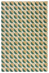 Żółto-zielony dywan 155x230 cm Carlos Circle Geo – Flair Rugs