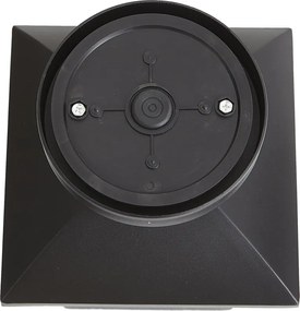 Klasyczna lampa sufitowa czarna IP44 - Leuven