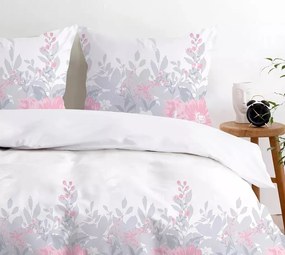 Pościel bawełniana Greno Premium New Joy 220x200 cm szara GRENO