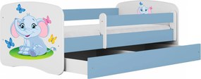 Łóżko dla chłopca z materacem mix 80x160 W4-L21