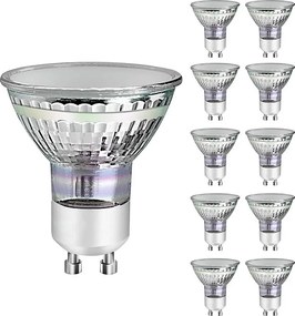 Żarówka LED NETTLIFE GU10 Ciepła biel 3W 30W, energooszczędna lampa 3000K, kąt świecenia 110°