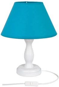 Biało-niebieska lampka na szafkę nocną - S193-Borix