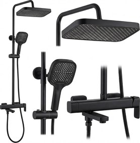 Zestaw Prysznicowy Rea Arlo Czarny