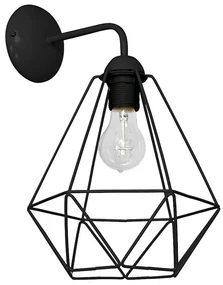 Kinkiet BASKET 1xE27/60W/230V czarny