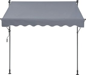 Rozkładana Markiza SucceBuy, 198 x 119 cm, Markiza Tarasowa, Chroniaca Przeciw Słońcu, Wysokość 218 - 310 cm