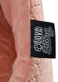 Jasnoróżowa budka dla kota ø 50 cm – Love Story