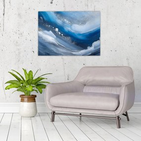 Obraz na szkle - Abstrakcja oceanu (70x50 cm)