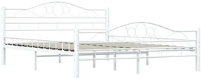 Metalowe Białe Łóżko W Stylu Loft 160X200 Cm P3-S02