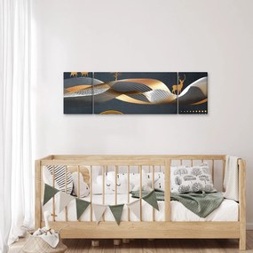 Obraz - Grafika z jeleniem (170x50 cm)