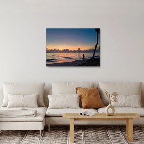 Obraz kobiety na plaży (70x50 cm)