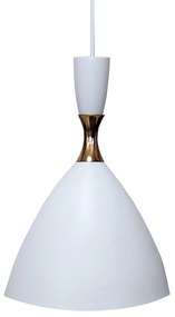 Lampa sufitowa loftowa metalowa wisząca AT1-1SZ-Biała