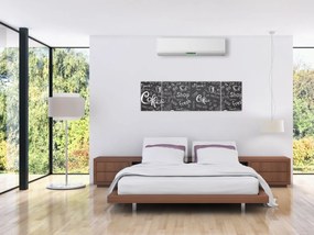 Obraz - Kawa (170x50 cm)
