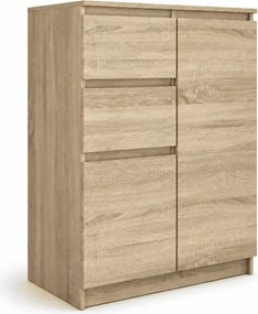 Minimalistyczna komoda Dalio 2D2S Dąb sonoma