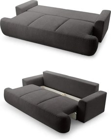 Sofa dwuosobowa VELO wolnostojący z funkcją spania w tkaninie Coral 60