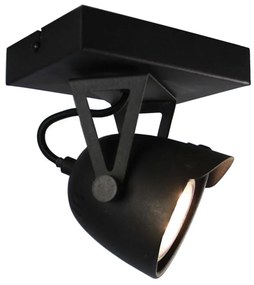 Czarna lampa sufitowa LABEL51 Spot Moto Cap Uno