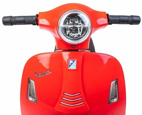 Baby Mix Baby motocykl elektryczny Vespa, czerwony