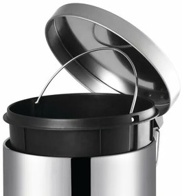 AQUALINE 27103 Simple Line Kosz na śmieci okrągły 3 l, stal nierdzewna