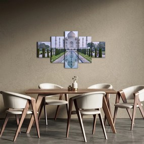 Obraz - Taj Mahal o wschodzie słońca (125x70 cm)