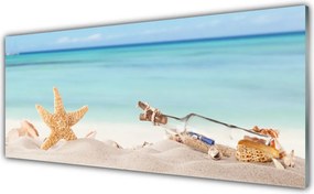 Szkło do Kuchni na Ścianę Nadmorskie Skarby na Piasku