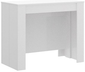 Stół konsola rozkładany ONEGA - dla 10 osób - 4 wkładki - Kolory: Kolor biały.