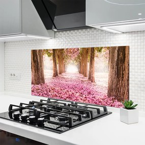 Panel Kuchenny Kwitnące Drzewo Różane