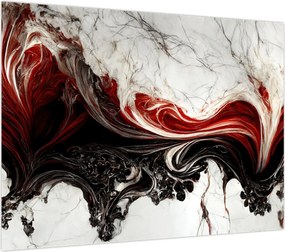 Obraz na szkle - Nowoczesna abstrakcja (70x50 cm)