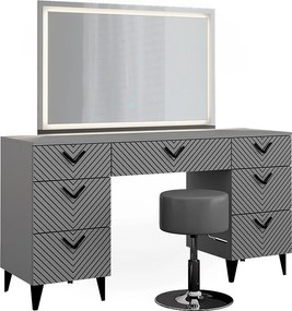 Stół do toalety szary 150x45x78.1 anett