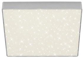 Briloner 7078-414 - LED Plafon STAR SKY LED/21W/230V 28x28 cm srebrny