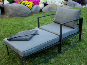 Szezlong ogrodowy z aluminium MOSTRARE