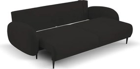 Sofa SOFT z funkcja spania i pojemnikiem CZARNY RUN AGAIN 99
