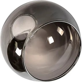 Inteligentny plafon czarny z przydymionym szkłem w tym Wifi P45 - Vidro