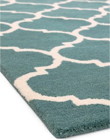 Niebieski wełniany dywan tkany ręcznie 160x230 cm Albany – Asiatic Carpets