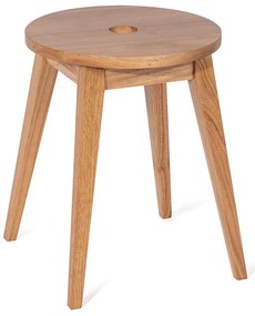 Stołek z drewna kauczukowego Club – Bonami Selection