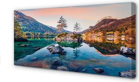 Duży obraz na płótnie Jesienne Alpy nad Lustrem Jeziora