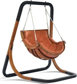 Fotel wiszący bujany terracotta W5-P99