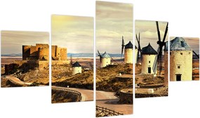 Obraz - Wiatraki (125x70 cm)