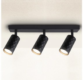 Brilagi - Oprawa punktowa SELE DIAMANT 3xGU10/30W/230V czarna